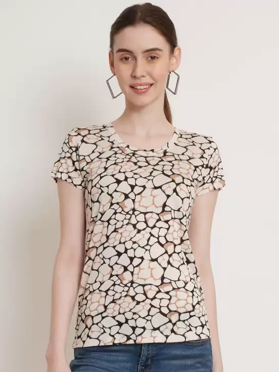 Printed Cotton T-shirt - image 6
