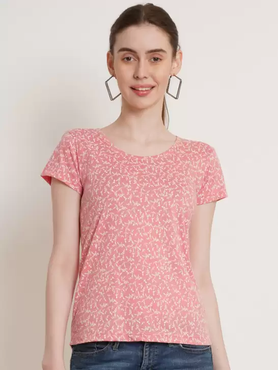 Printed Cotton T-shirt - image 6