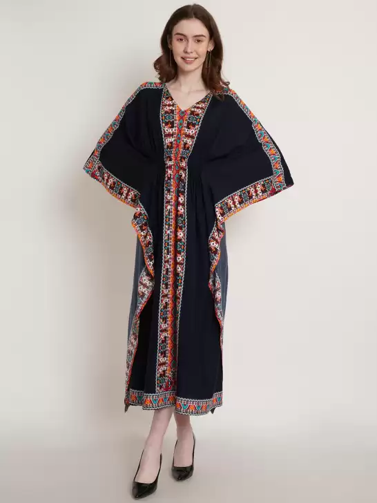 Ethnic Motifs Kaftan Dress - image 6