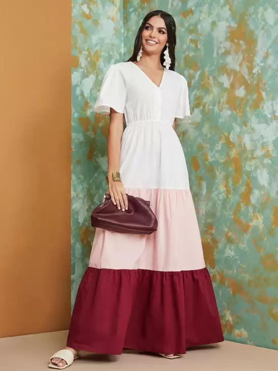 Tiered Cotton Maxi Dress - image 6