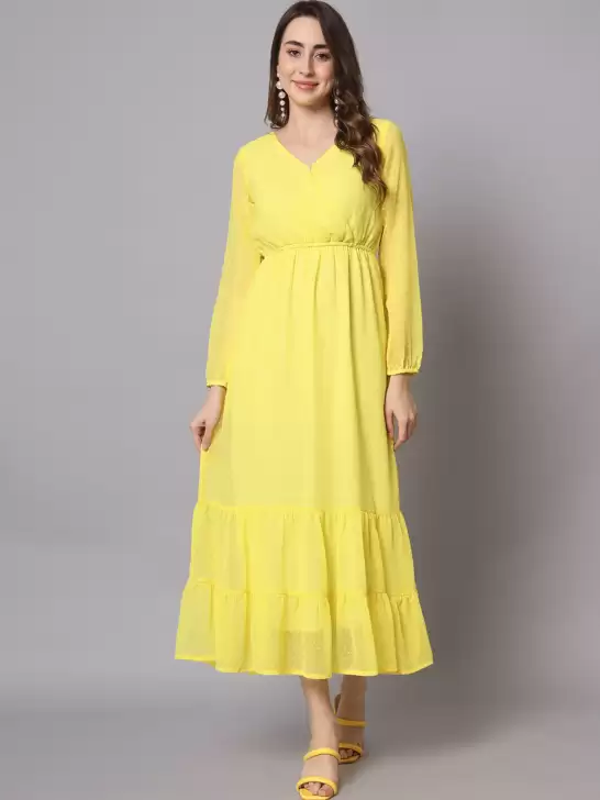 Georgette Maxi Dress - image 6