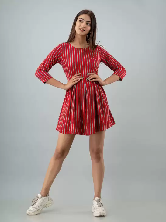 Mini A-Line Dress - image 6