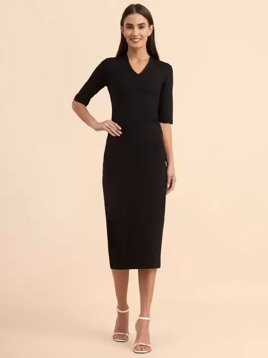 Sheath Midi Dress - image 6