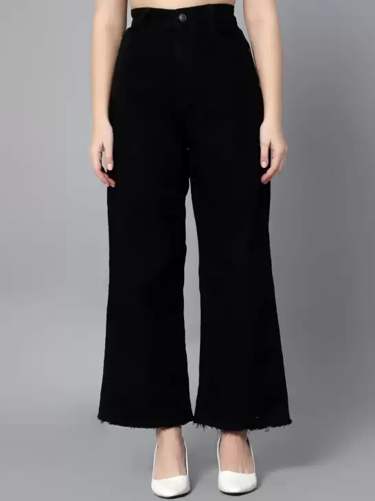 Women Wide Leg High-Rise Jeans - image 6