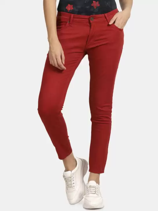 Women Skinny Fit Cotton Jeans - image 6