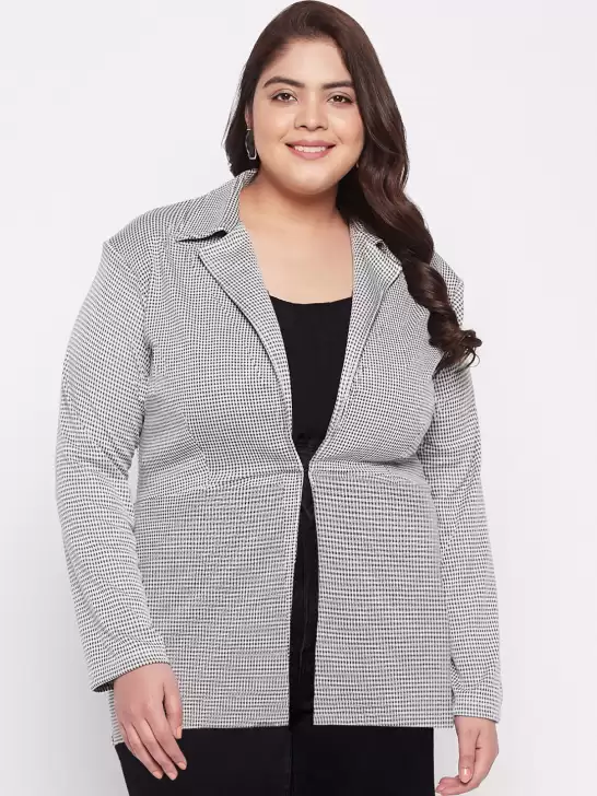Women Plus Size Formal Blazer - image 6
