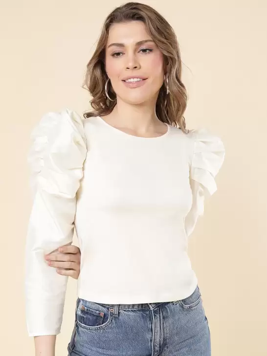 Statement Sleeve Top - image 6