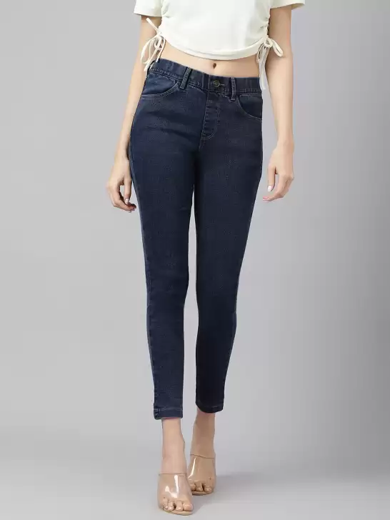Women Slim Fit Mid Rise Jeans - image 6