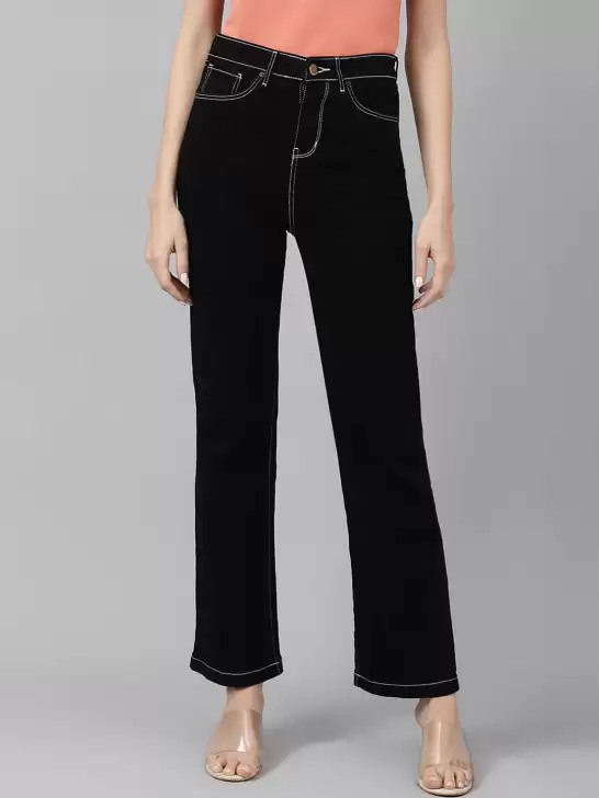 Women Wide Leg High-Rise Jeans - image 6