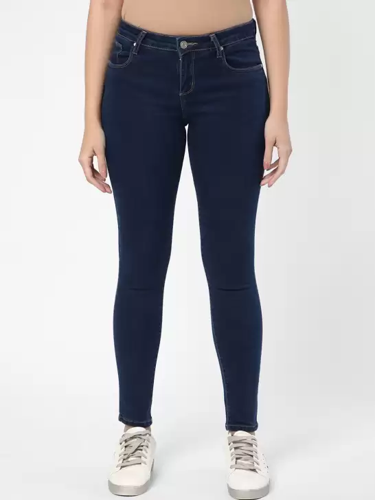 Women Skinny Fit Cotton Jeans - image 6