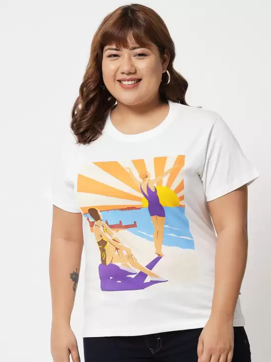 Plus Size Cotton T-shirt - image 6