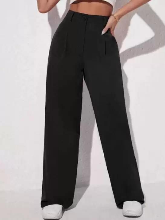 Women Pleated Parallel Trouser - image 6
