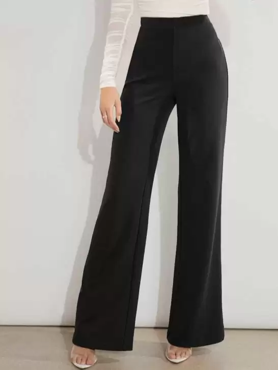 Women Straight Fit High-Rise Trousers - image 6