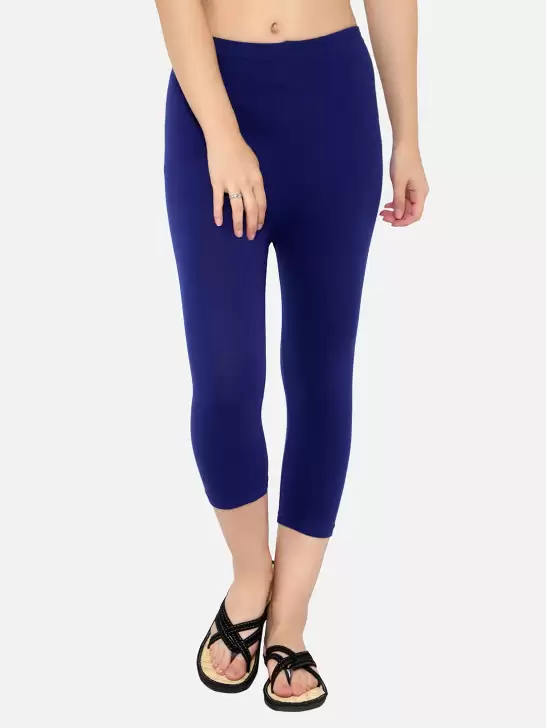 Women Cotton Mid Rise Capris - image 6