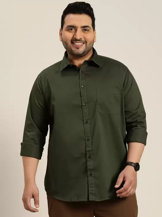 Men Plus Size Casual Shirt - image 6