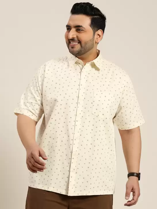 Men Plus Size Printed Shirt - image 6