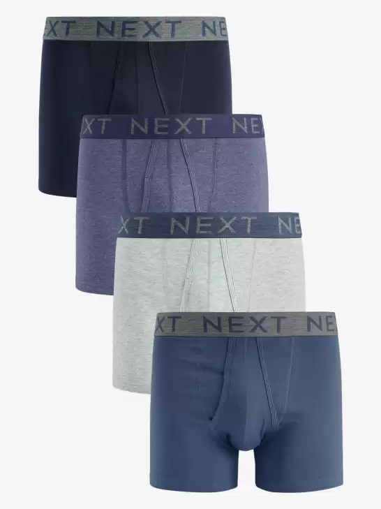 Men Pack Of 4 Mid-Rise Trunks - image 6