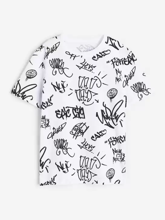 Boys Printed Cotton T-shirt - image 6