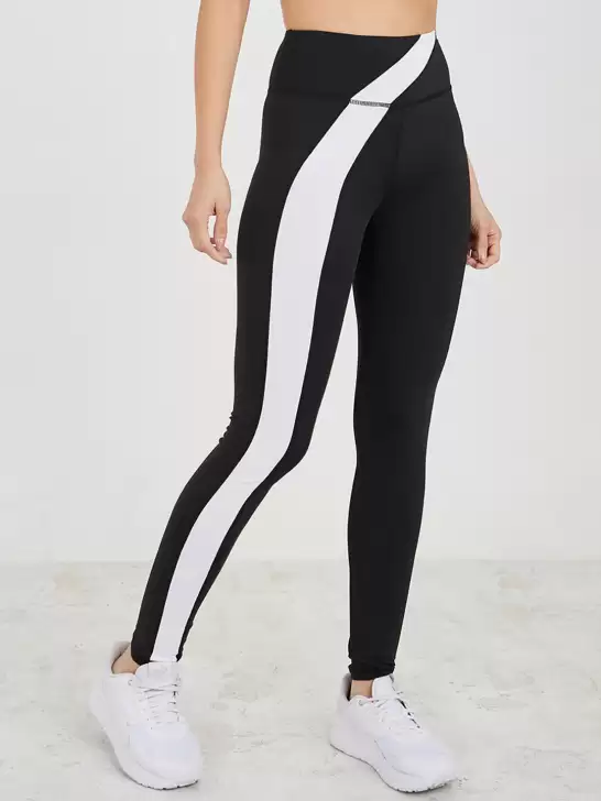 Women Colourblocked Tights - image 6