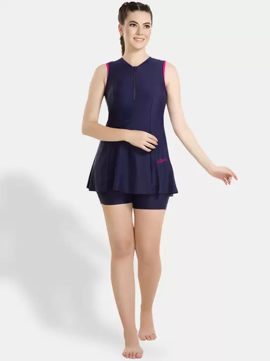 Turtle Neck Swimming Dress - image 6