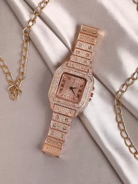 Women Embellished Watch - image 6