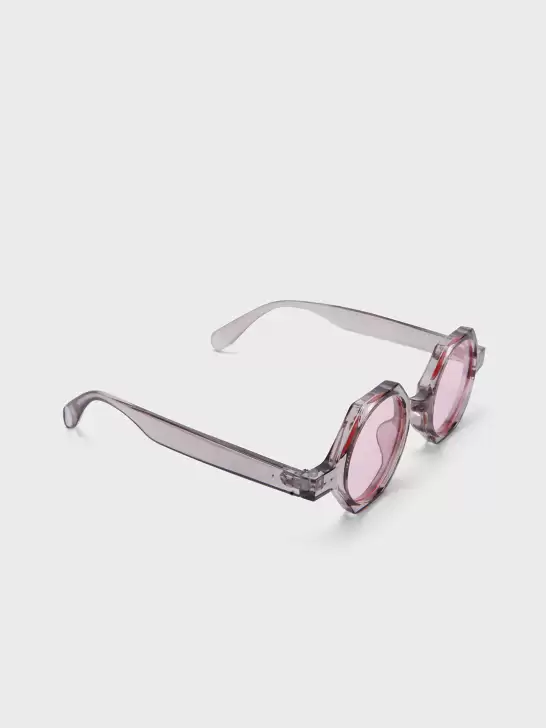 Women Hexagon Sunglasses - image 6
