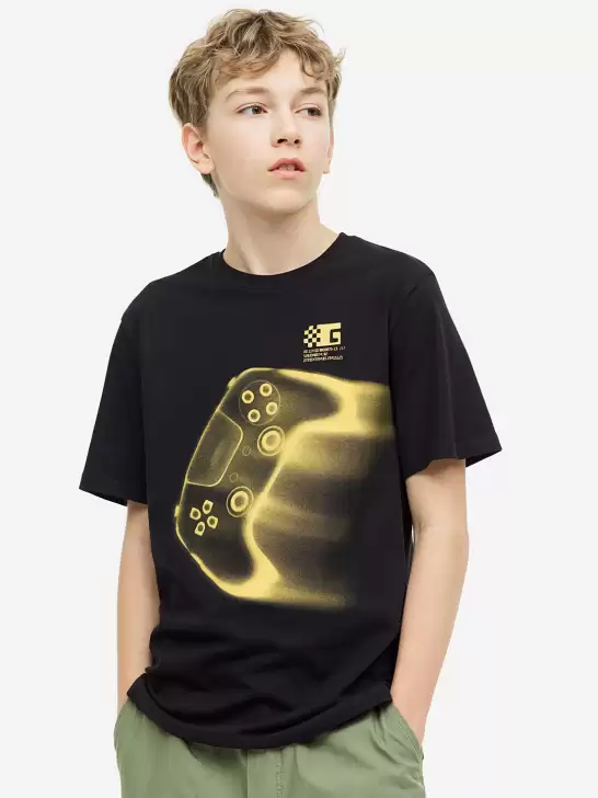 Boys Printed Cotton T-shirt - image 6