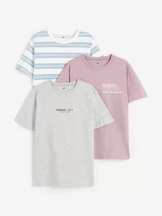 Boys 3-Pack Cotton T-Shirts - image 6