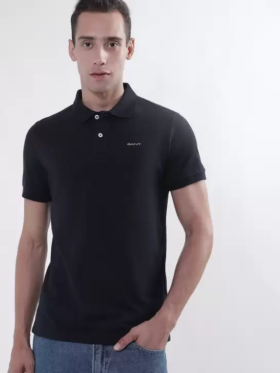 Polo Collar Cotton T-shirt - image 6