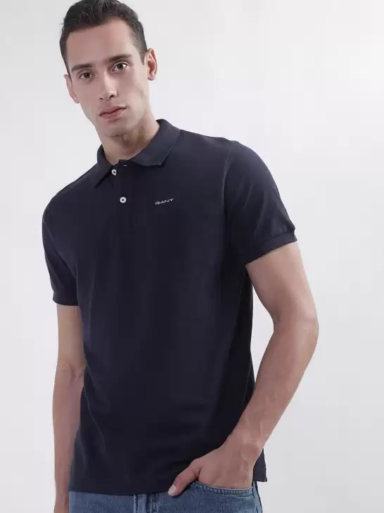 Polo Collar Cotton T-shirt - image 6