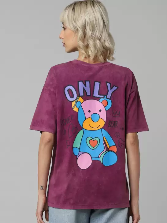 Women Printed Cotton T-shirt - image 6
