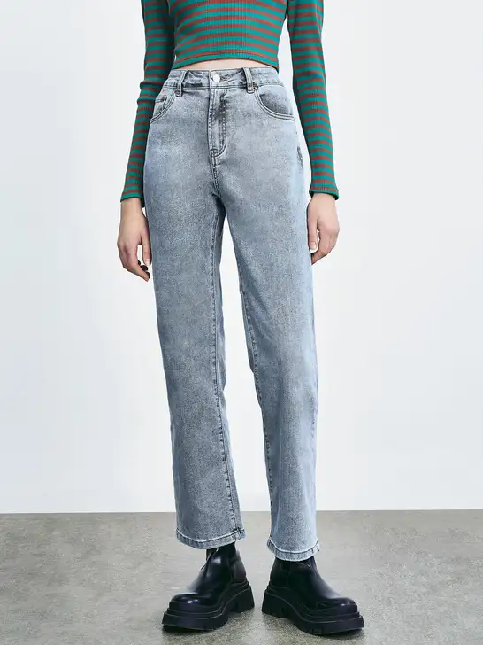 Women Wide Leg High-Rise Jeans - image 6