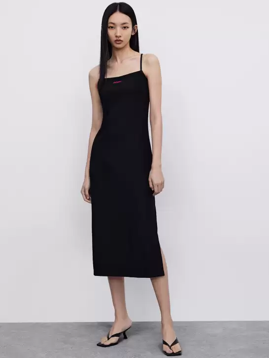 Ribbed Sheath Midi Dress - image 6