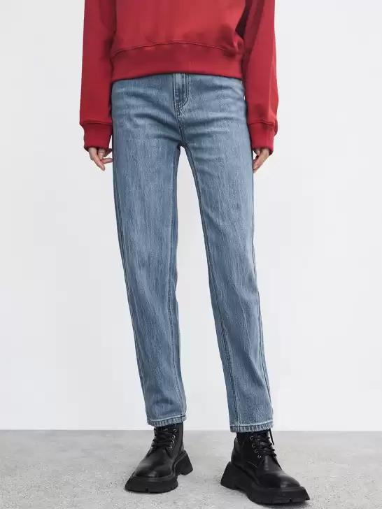 Women Straight Fit High-Rise Jeans - image 6