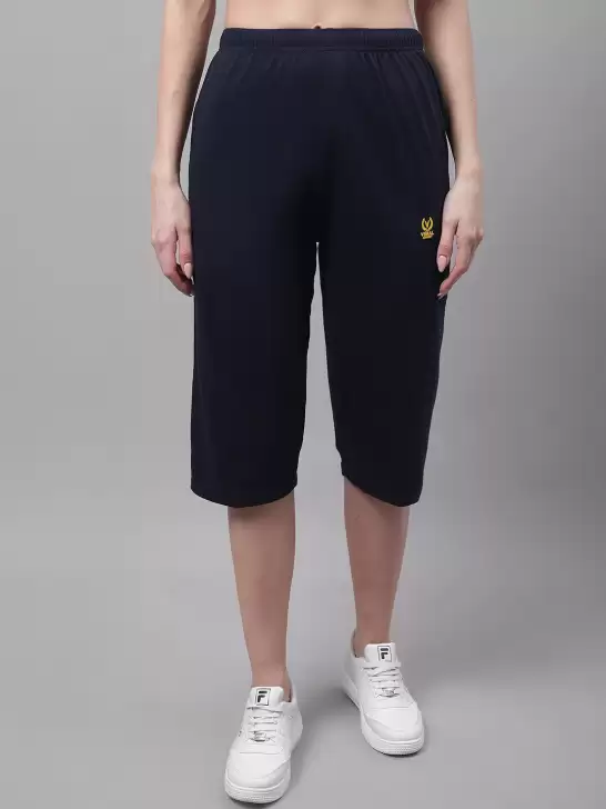 Women Solid Cotton Capris - image 6