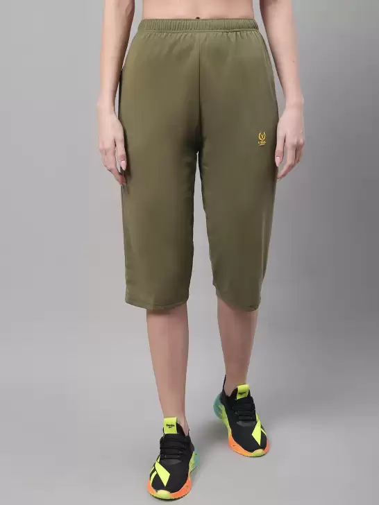 Women Solid Cotton Capris - image 6