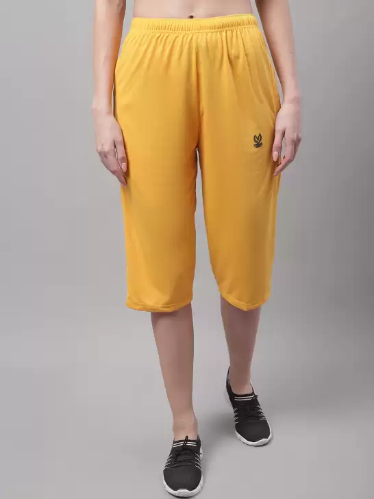 Women Solid Cotton Capris - image 6