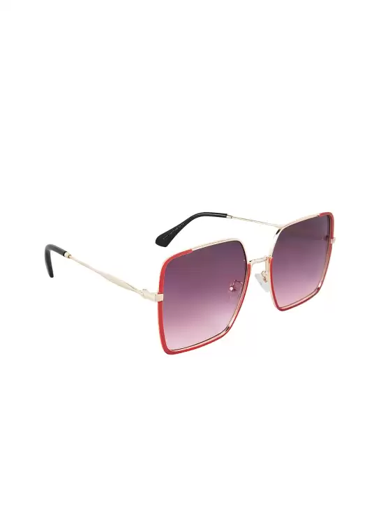 Women Square Sunglasses with Polarised Lens - image 6