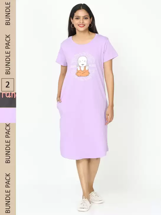 Printed Nightdress - image 6