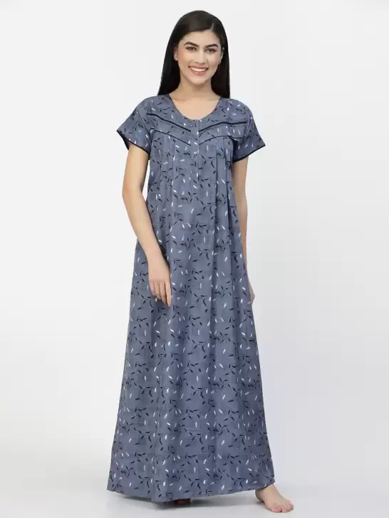 Printed Pure Cotton Nightdress - image 6