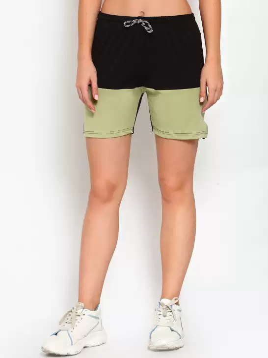 Women Colourblocked Shorts - image 6