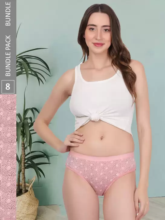 Women Pack Of 8 Hipster Briefs - image 6