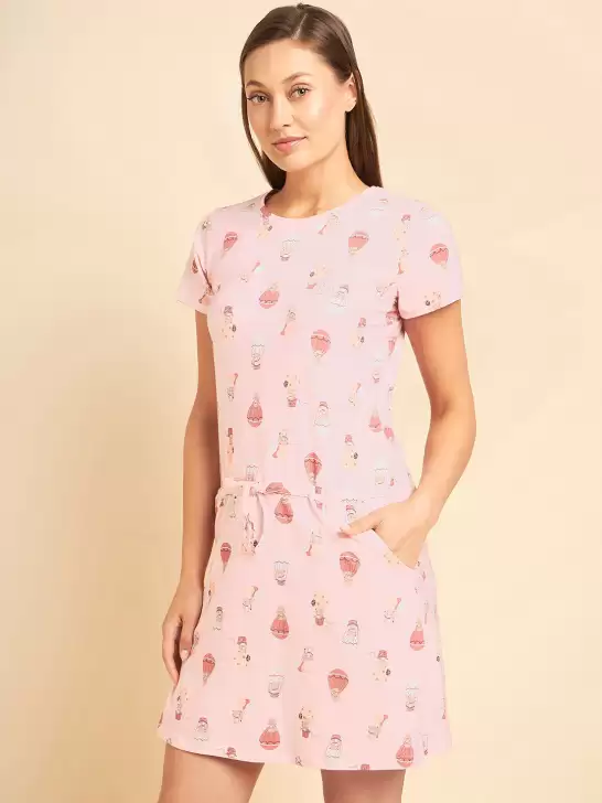 Printed Nightdress - image 6