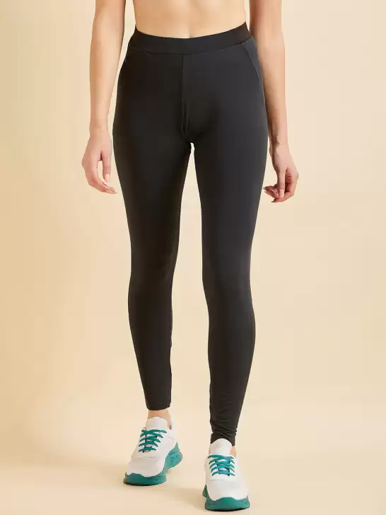 Women Mid Rise Knitted Tights - image 6