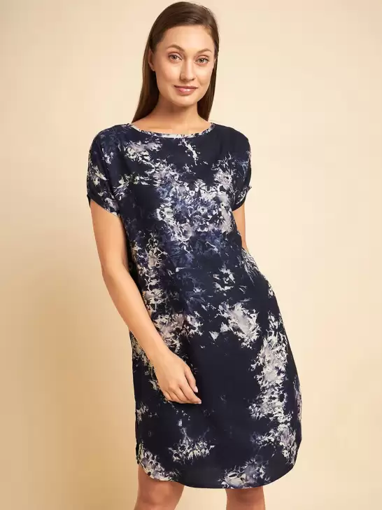 Abstract Printed Nightdress - image 6