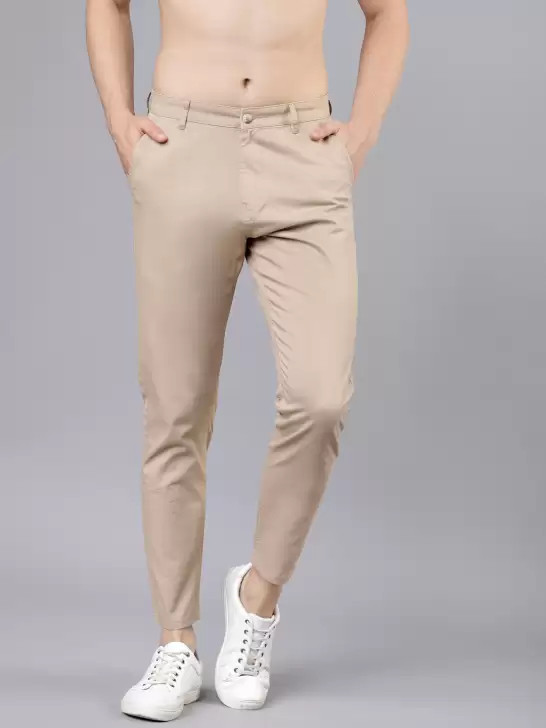 Men Tapered Fit Chinos - image 6