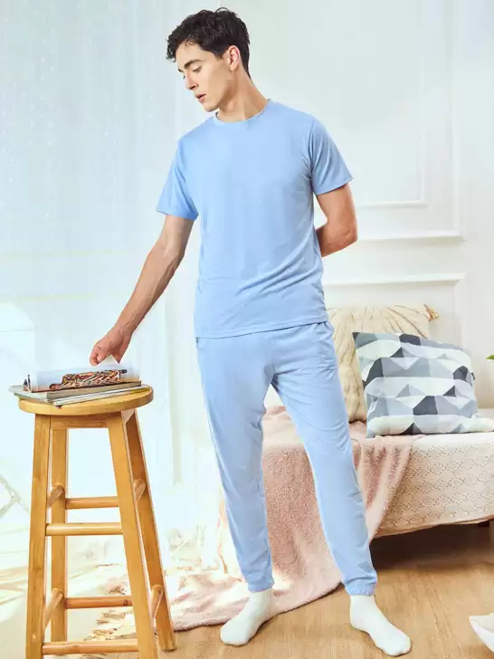 Men Round Neck  Night Suit - image 6