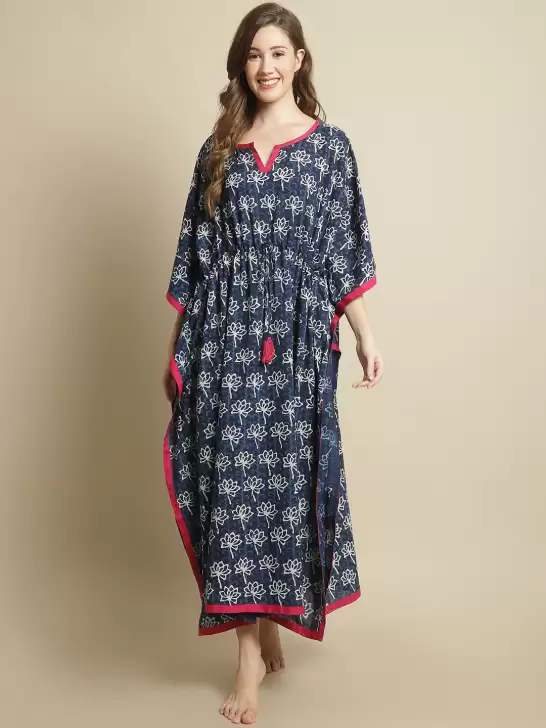 Printed Pure Cotton Nightdress - image 6