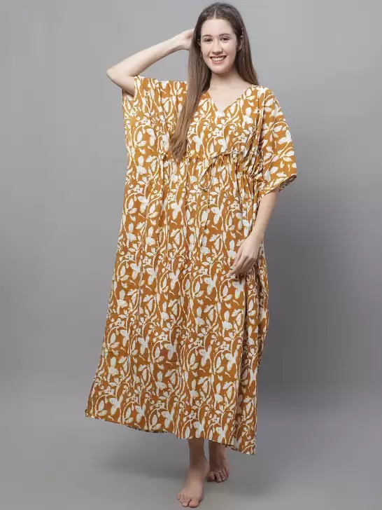 Printed Pure Cotton Nightdress - image 6