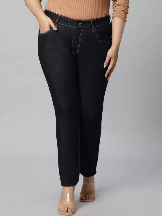 Women Mid-Rise Cotton Jeans - image 6